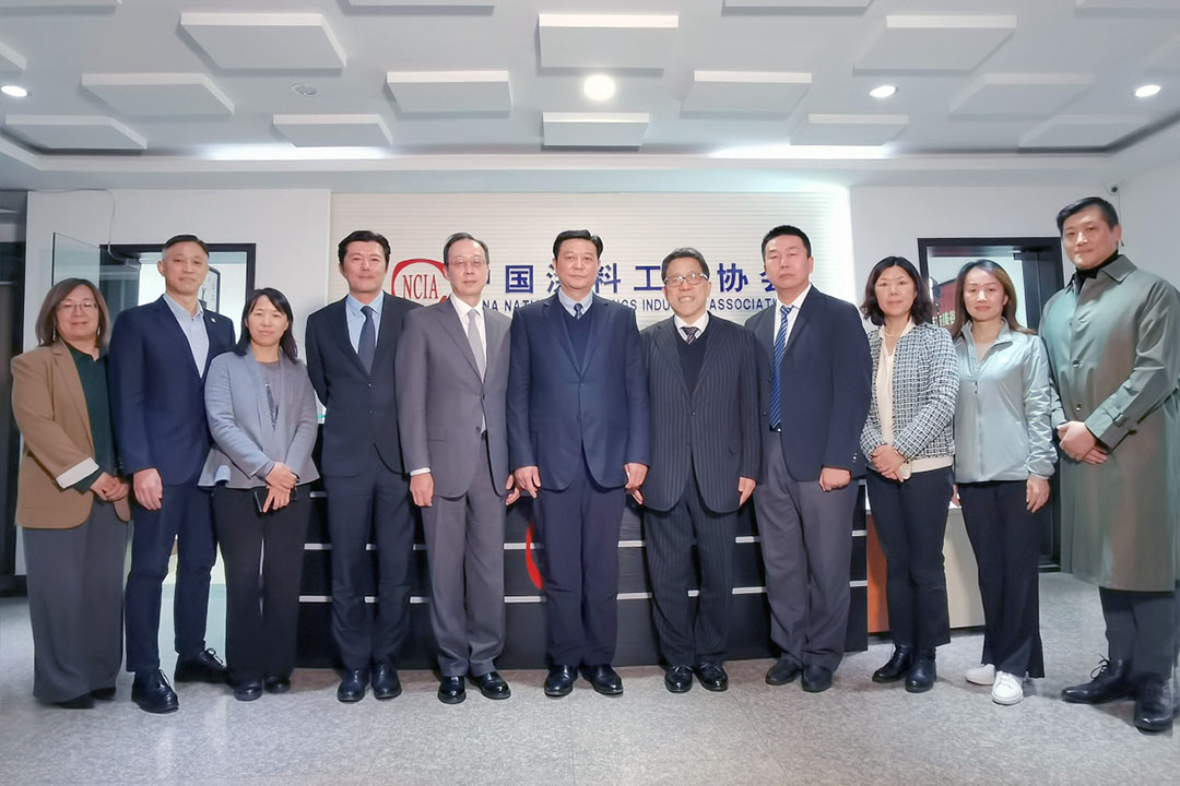 立邦集團、東方美谷共同訪問中國涂料工業協會